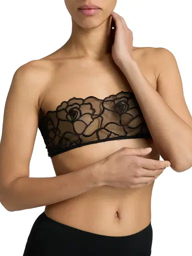 Kiki de Montparnasse Women's Petite Chou Embroidered Bandeau | Thumbnail 5 Kiki de Montparnasse Women's Petite Chou Embroidered Bandeau | Thumbnail 5