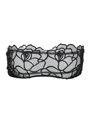 Kiki de Montparnasse Women's Petite Chou Embroidered Bandeau | Thumbnail 1 Kiki de Montparnasse Women's Petite Chou Embroidered Bandeau | Thumbnail 1