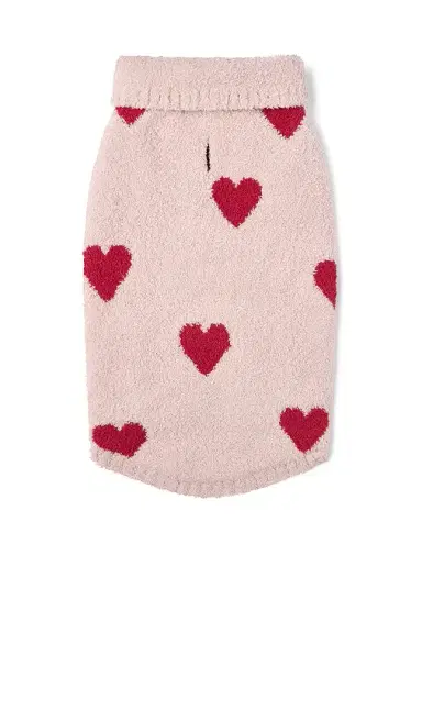 Barefoot Dreams Cozychic Heart Print Pet Sweater | Thumbnail 1
