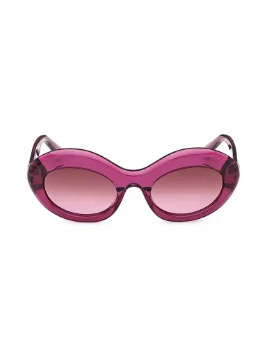 PUCCI Women's 52MM Oval Sunglasses - Pink | Thumbnail 2 PUCCI Women's 52MM Oval Sunglasses - Pink | Thumbnail 2