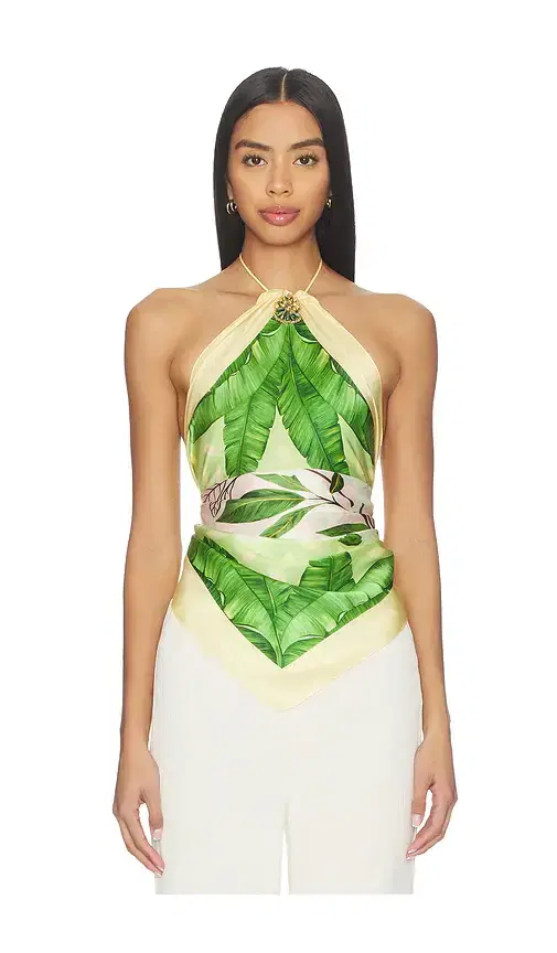 Verandah Crystal Scarf Blouse