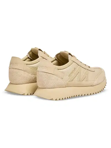 Moncler Men's Pacey2 Sneakers in Suede and Nubuck - Light Beige - Size 13 | Thumbnail 3 Moncler Men's Pacey2 Sneakers in Suede and Nubuck - Light Beige - Size 13 | Thumbnail 3