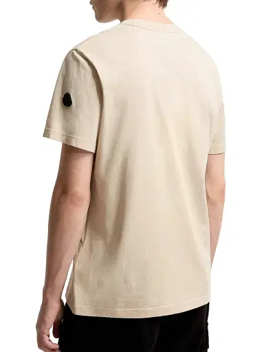 Moncler Men's Crewneck T-Shirt in Cotton Jersey | Thumbnail 3