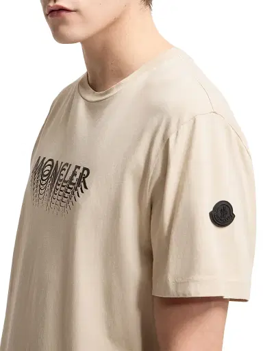 Moncler Men's Crewneck T-Shirt in Cotton Jersey | Thumbnail 4