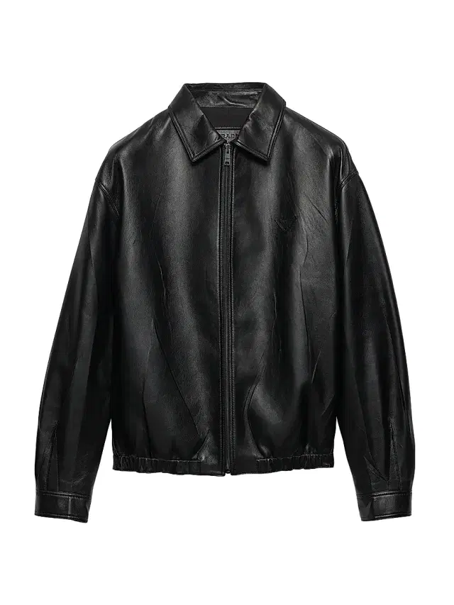 Prada Women's Nappa Leather Jacket - Black