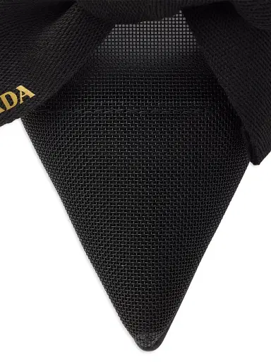 Prada Women's Mesh Fabric Slingback Pumps - Black - Size 11 | Thumbnail 5 Prada Women's Mesh Fabric Slingback Pumps - Black - Size 11 | Thumbnail 5