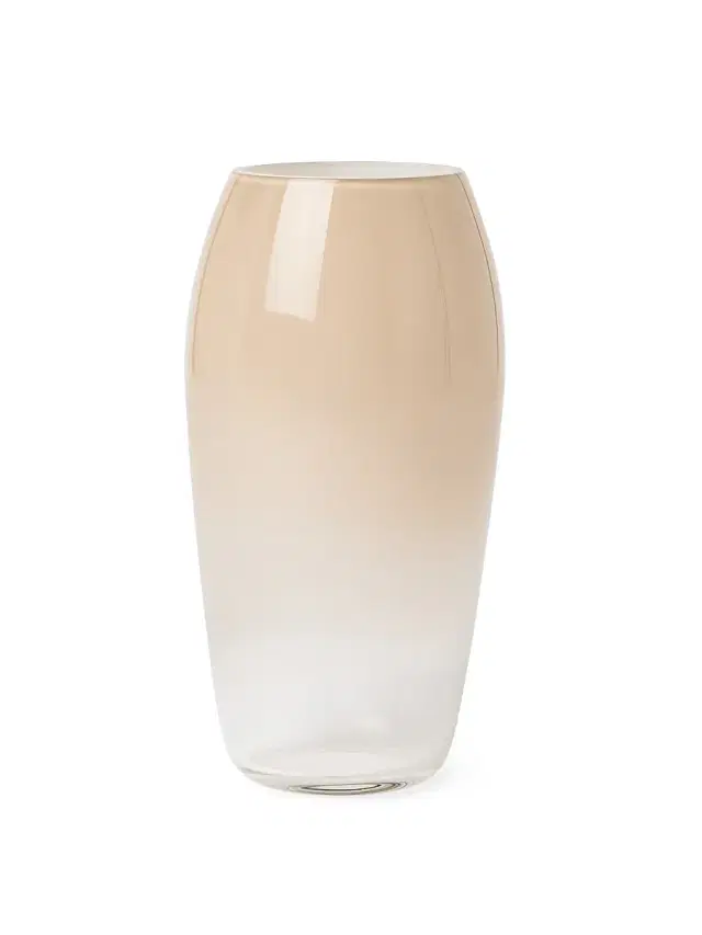 Nuanced Murano Glass Vase - Natural