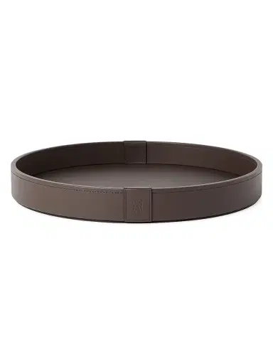 Brunello Cucinelli Wooden Tray with Leather Cover - Cigar | Thumbnail 3 Brunello Cucinelli Wooden Tray with Leather Cover - Cigar | Thumbnail 3