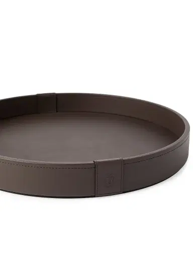 Brunello Cucinelli Wooden Tray with Leather Cover - Cigar | Thumbnail 4 Brunello Cucinelli Wooden Tray with Leather Cover - Cigar | Thumbnail 4