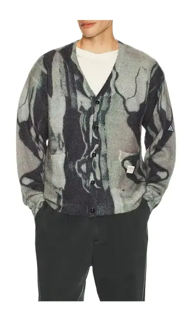Deva States Marble Mohair Knit Cardigan | Thumbnail 1
