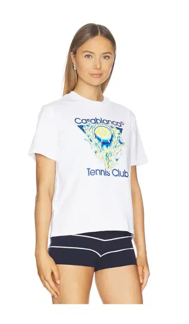 Casablanca Tennis Club Icon T-shirt | Thumbnail 2