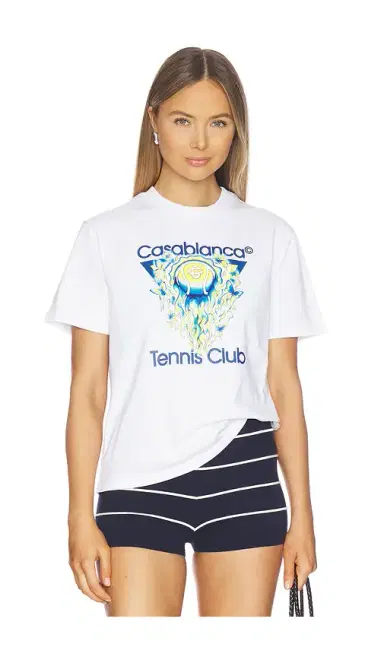 Casablanca Tennis Club Icon T-shirt | Thumbnail 1