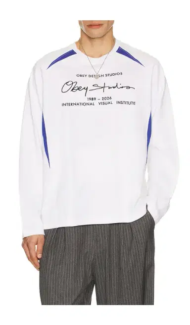 Obey League Long Sleeve Tee | Thumbnail 1 Obey League Long Sleeve Tee | Thumbnail 1