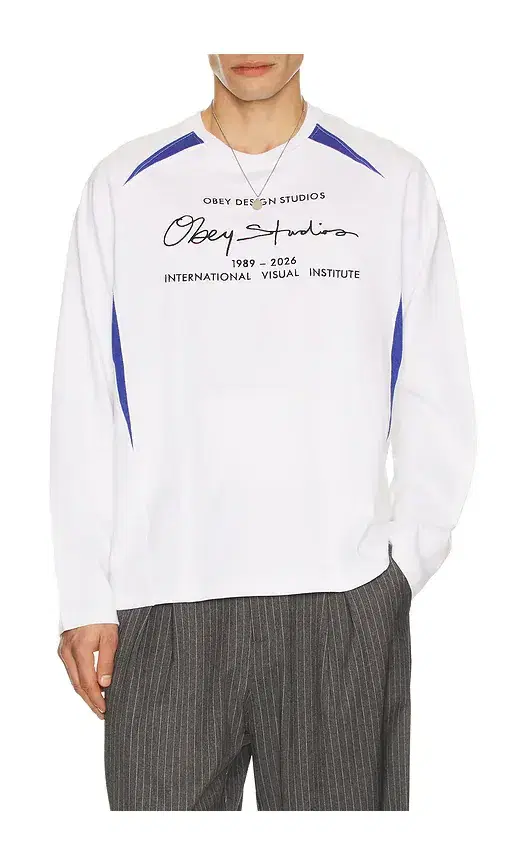 Obey League Long Sleeve Tee