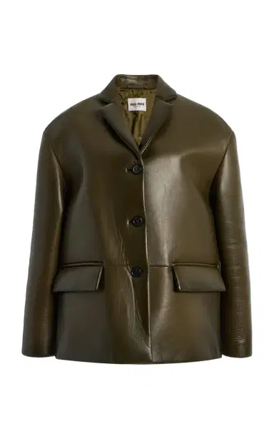 Miu Miu Leather Jacket | Thumbnail 1