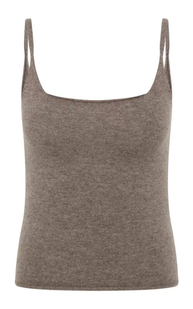 St. Agni Slim Wool-Cashmere Tank Top