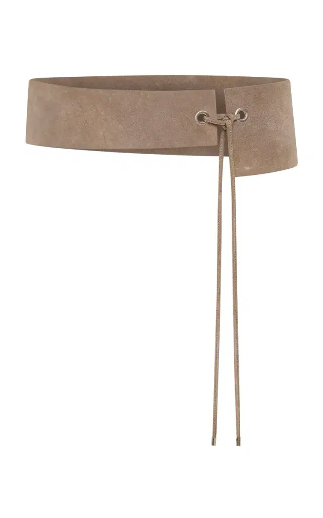 St. Agni Suede Asymmetric Belt