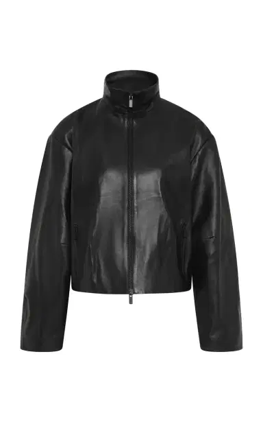 St. Agni Zip Leather Jacket | Thumbnail 1