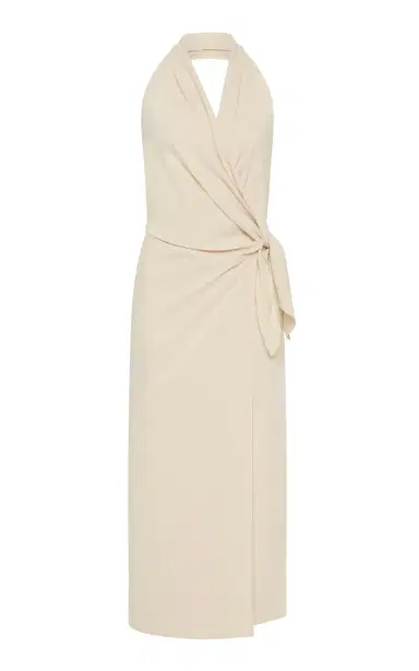 St. Agni Halter Wrap Backless Dress | Thumbnail 1
