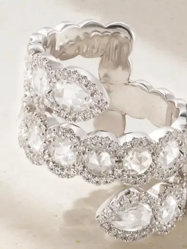 David Morris 18-karat White Gold Diamond Ring | Thumbnail 4 David Morris 18-karat White Gold Diamond Ring | Thumbnail 4