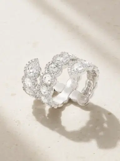 David Morris 18-karat White Gold Diamond Ring | Thumbnail 1 David Morris 18-karat White Gold Diamond Ring | Thumbnail 1