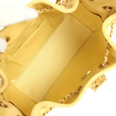 Chanel Chanel Mini 25 Hobo Bag Yellow Suede Antique Gold Hardware | Thumbnail 8 Chanel Chanel Mini 25 Hobo Bag Yellow Suede Antique Gold Hardware | Thumbnail 8