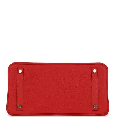 HERMÈS Hermes Birkin 30 Rouge Radieux Togo Palladium Hardware | Thumbnail 6 HERMÈS Hermes Birkin 30 Rouge Radieux Togo Palladium Hardware | Thumbnail 6