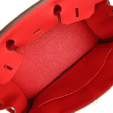 HERMÈS Hermes Birkin 30 Rouge Radieux Togo Palladium Hardware | Thumbnail 8 HERMÈS Hermes Birkin 30 Rouge Radieux Togo Palladium Hardware | Thumbnail 8