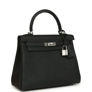 HERMÈS Hermes Kelly Retourne 25 Black Togo Palladium Hardware | Thumbnail 2 HERMÈS Hermes Kelly Retourne 25 Black Togo Palladium Hardware | Thumbnail 2
