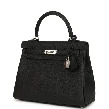 HERMÈS Hermes Kelly Retourne 25 Black Togo Palladium Hardware | Thumbnail 3 HERMÈS Hermes Kelly Retourne 25 Black Togo Palladium Hardware | Thumbnail 3