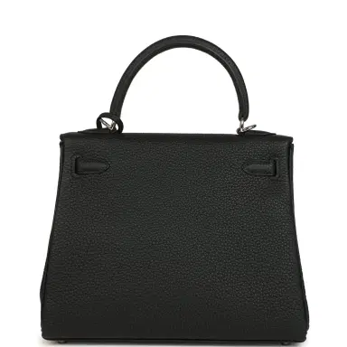 HERMÈS Hermes Kelly Retourne 25 Black Togo Palladium Hardware | Thumbnail 5 HERMÈS Hermes Kelly Retourne 25 Black Togo Palladium Hardware | Thumbnail 5