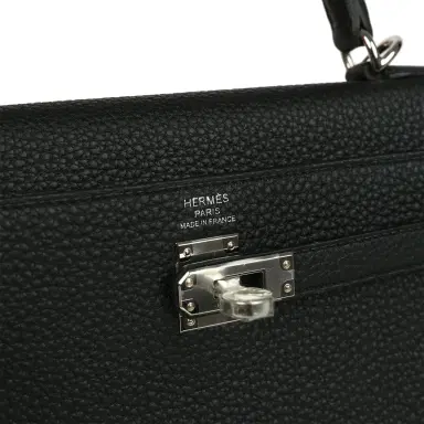 HERMÈS Hermes Kelly Retourne 25 Black Togo Palladium Hardware | Thumbnail 7 HERMÈS Hermes Kelly Retourne 25 Black Togo Palladium Hardware | Thumbnail 7