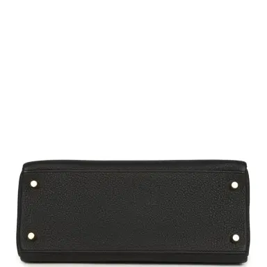 HERMÈS Hermes Kelly Retourne 28 Black Togo Gold Hardware | Thumbnail 6 HERMÈS Hermes Kelly Retourne 28 Black Togo Gold Hardware | Thumbnail 6