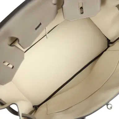 Madison Avenue Couture Pre-owned Hermes Special Order (HSS) Birkin 30 Gris Asphalte and Craie Togo Palladium Hardware | Thumbnail 8 Madison Avenue Couture Pre-owned Hermes Special Order (HSS) Birkin 30 Gris Asphalte and Craie Togo Palladium Hardware | Thumbnail 8