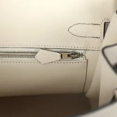 Madison Avenue Couture Pre-owned Hermes Special Order (HSS) Birkin 30 Gris Asphalte and Craie Togo Palladium Hardware | Thumbnail 9 Madison Avenue Couture Pre-owned Hermes Special Order (HSS) Birkin 30 Gris Asphalte and Craie Togo Palladium Hardware | Thumbnail 9