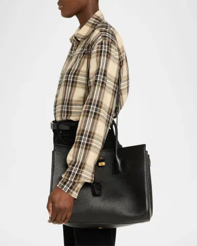 Saint Laurent Sac de Jour Grain Leather Top-Handle Bag | Thumbnail 6