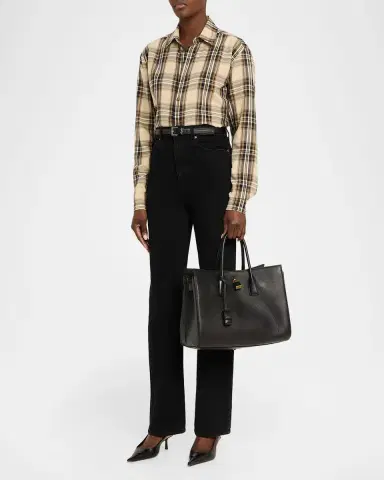 Saint Laurent Sac de Jour Grain Leather Top-Handle Bag | Thumbnail 9