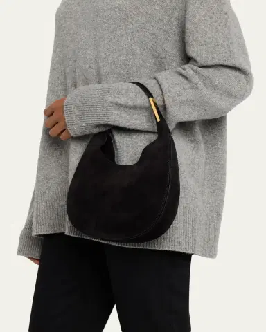 Savette Florence Small Suede Hobo Bag | Thumbnail 2
