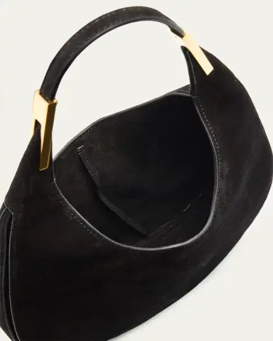 Savette Florence Small Suede Hobo Bag | Thumbnail 4