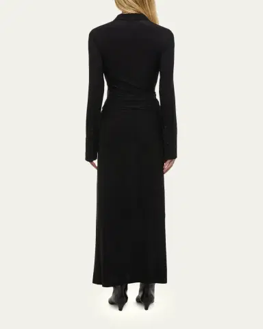 Helmut Lang Twisted Long-Sleeve Shirtdress | Thumbnail 3 Helmut Lang Twisted Long-Sleeve Shirtdress | Thumbnail 3
