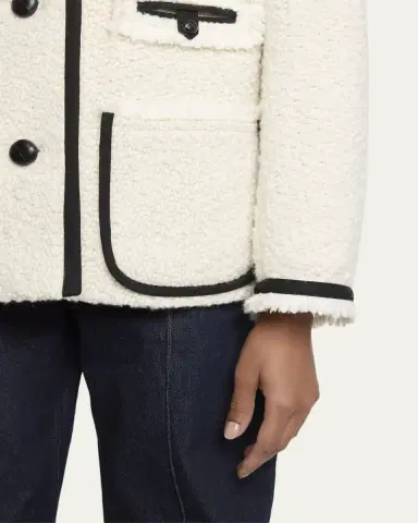 Isabel Marant Maylin Contrast-Trim Tweed Jacket | Thumbnail 5