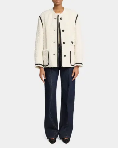 Isabel Marant Maylin Contrast-Trim Tweed Jacket | Thumbnail 6