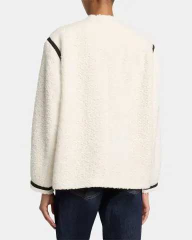 Isabel Marant Maylin Contrast-Trim Tweed Jacket | Thumbnail 7
