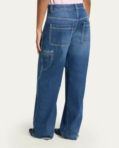 Isabel Marant Jeyda Straight-Leg Released-Hem Jeans | Thumbnail 3 Isabel Marant Jeyda Straight-Leg Released-Hem Jeans | Thumbnail 3