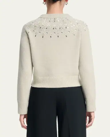 Altuzarra Harold Embellished Wool Sweater | Thumbnail 3 Altuzarra Harold Embellished Wool Sweater | Thumbnail 3