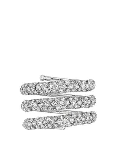 MATTIA CIELO 18K White Gold Diamond Wrap Ring | Thumbnail 1 MATTIA CIELO 18K White Gold Diamond Wrap Ring | Thumbnail 1