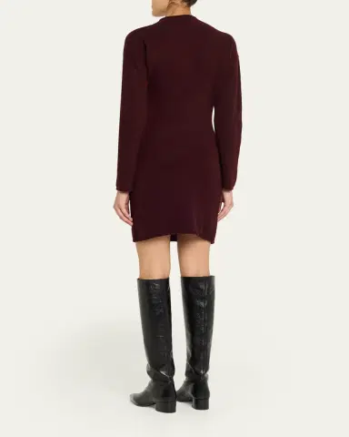 Helmut Lang Slouchy Wool-Blend Mini Sweater Dress | Thumbnail 3 Helmut Lang Slouchy Wool-Blend Mini Sweater Dress | Thumbnail 3