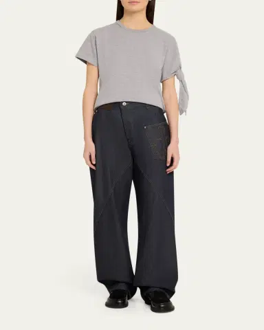 JW Anderson Twisted Straight-Leg Workwear Jeans | Thumbnail 2 JW Anderson Twisted Straight-Leg Workwear Jeans | Thumbnail 2