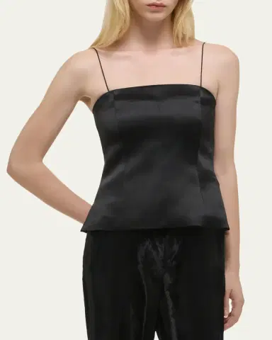 Helmut Lang Minimalist Satin Slip Top | Thumbnail 4 Helmut Lang Minimalist Satin Slip Top | Thumbnail 4