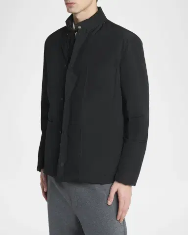 Moncler Men's Ouille Three-Pocket Down Jacket | Thumbnail 8 Moncler Men's Ouille Three-Pocket Down Jacket | Thumbnail 8